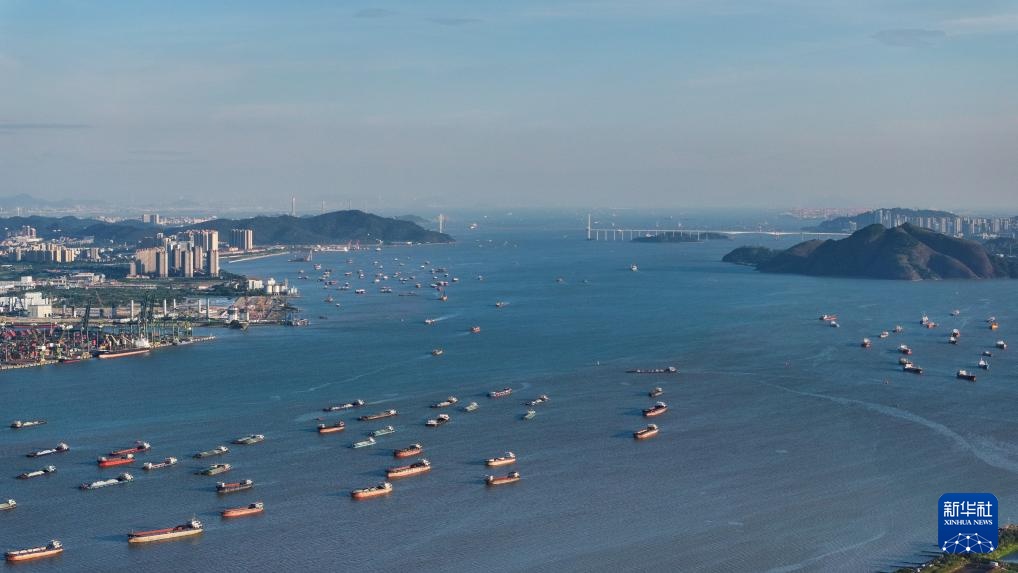 繁忙的珠江口