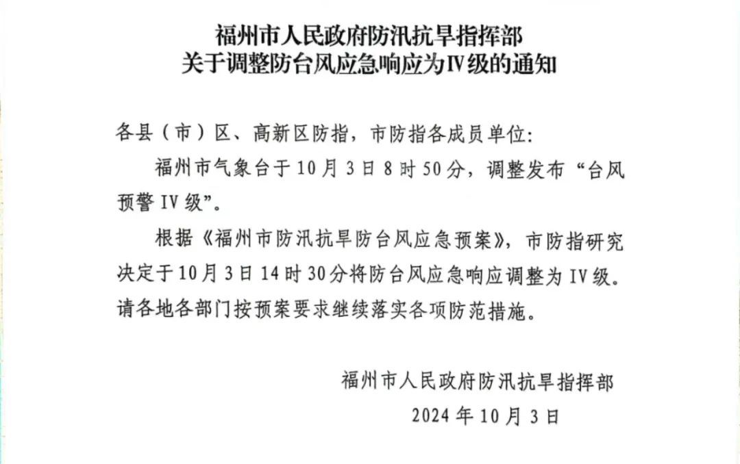刚刚，“山陀儿”登陆！福州调整防台风应急响应！
