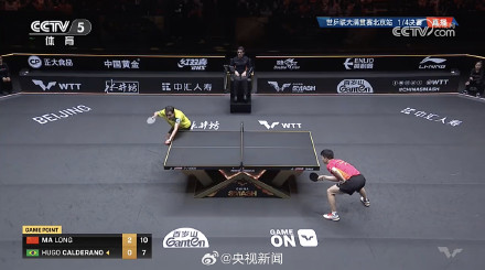 马龙4比0击败雨果