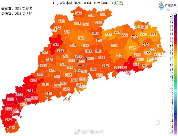 即将升温！明起广州最高温重回“3”字头！但假期后广东还有两波冷空气......