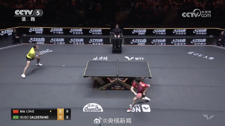 马龙4比0击败雨果