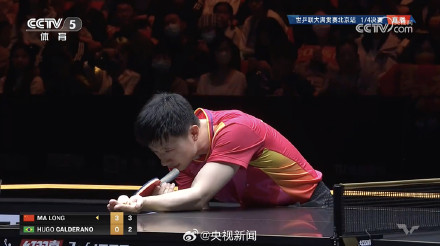 马龙4比0击败雨果