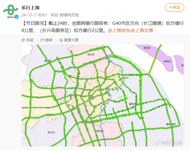 上海长江隧桥返沪方向，拍出了停车场的感觉！重要提醒：本周六要上班