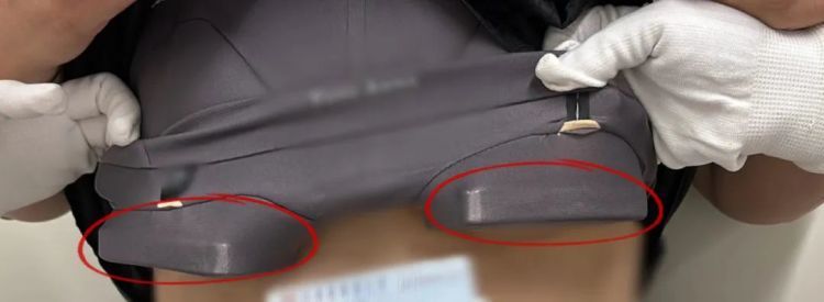 共计24块，总重24千克！深圳莲塘海关查获多名旅客人身绑藏银制品