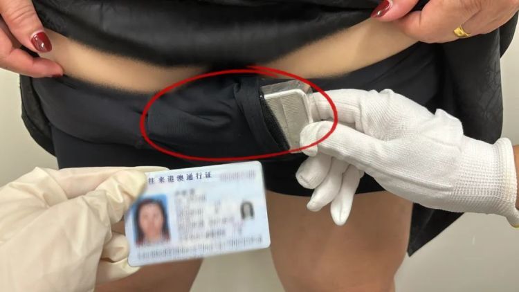 共计24块，总重24千克！深圳莲塘海关查获多名旅客人身绑藏银制品