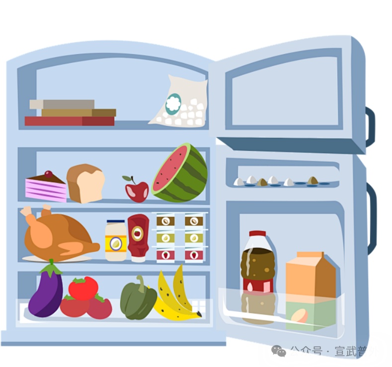 冰箱不是食品的保险箱! 冰箱不是食品的保险箱!
