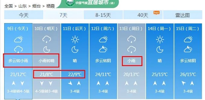 最低5℃！大风、降温！烟台新一轮降雨即将来袭！