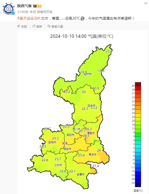 天气将反转！就在明天，西安最新预报→