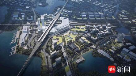 六边形的苏州南站亮相