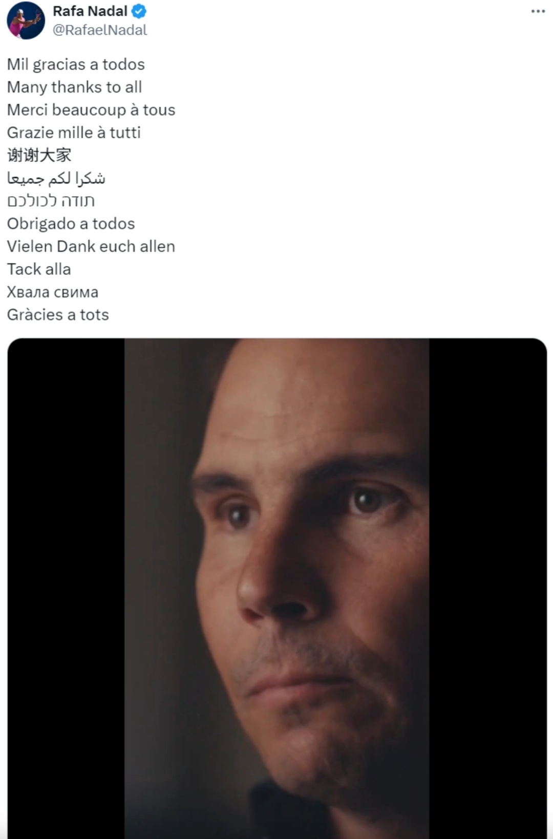 突发！“红土之王”&nbsp;纳达尔宣布退役