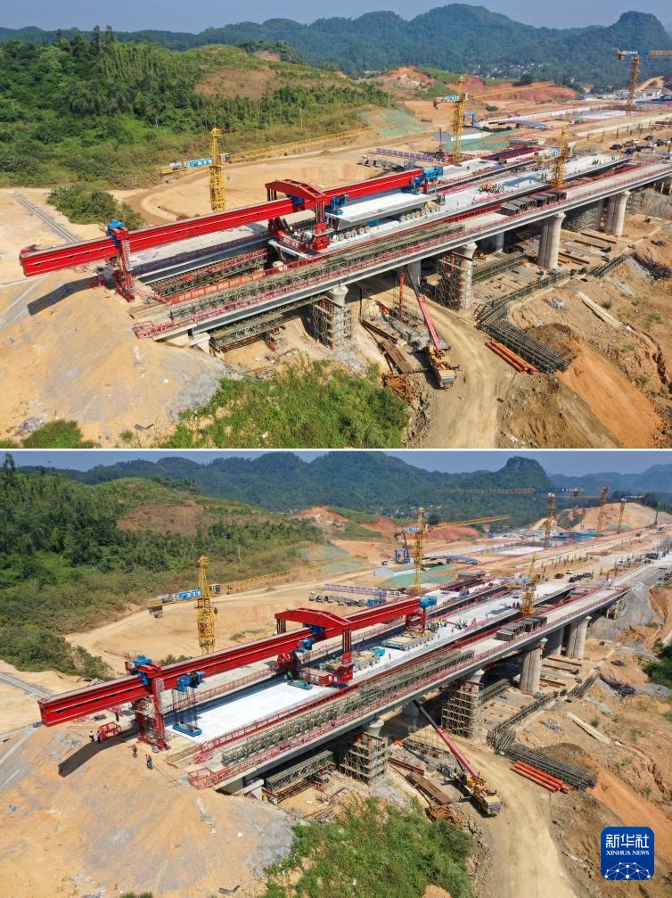 广西南凭高铁崇凭段建设进展顺利 广西南凭高铁崇凭段建设进展顺利