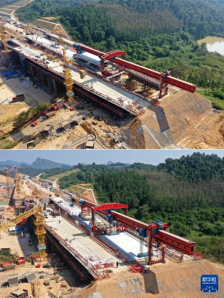 广西南凭高铁崇凭段建设进展顺利 广西南凭高铁崇凭段建设进展顺利