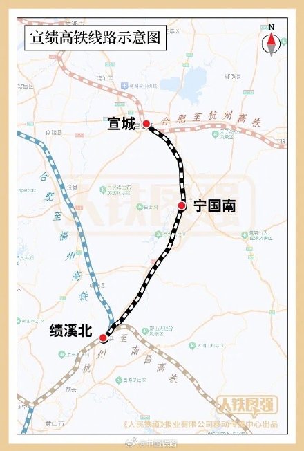 宣绩高铁开通运营