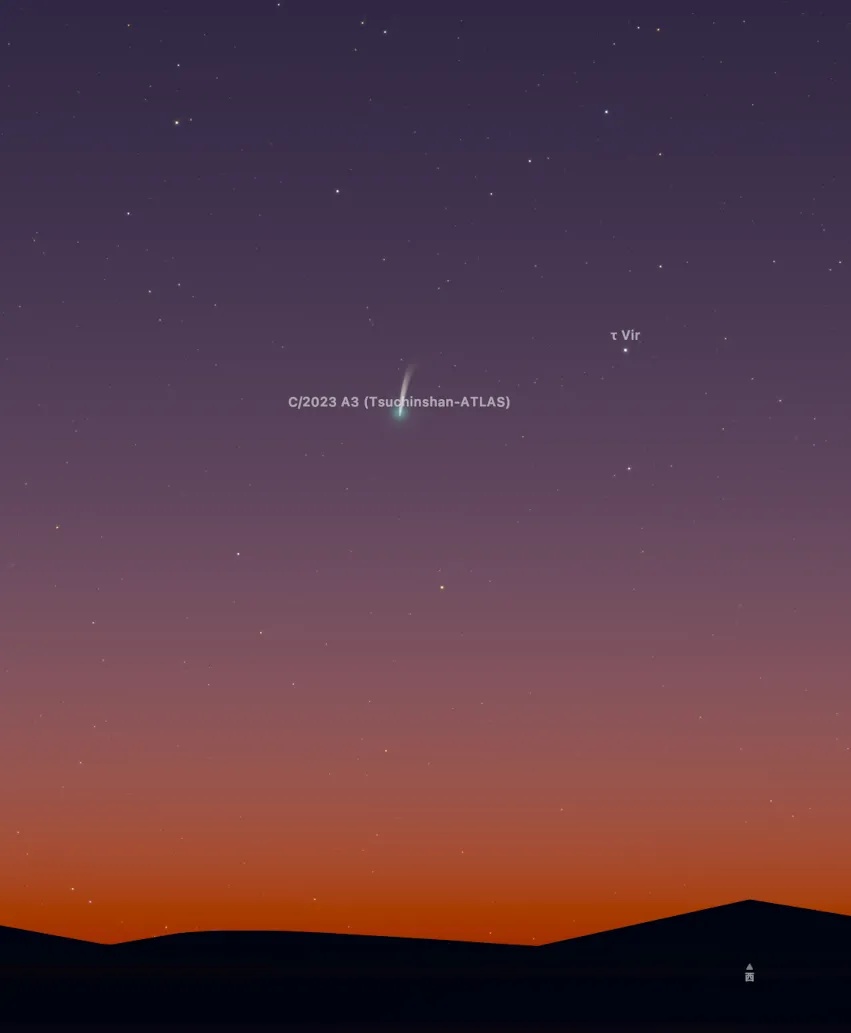 明天，准备观赏这颗黄色彗星！