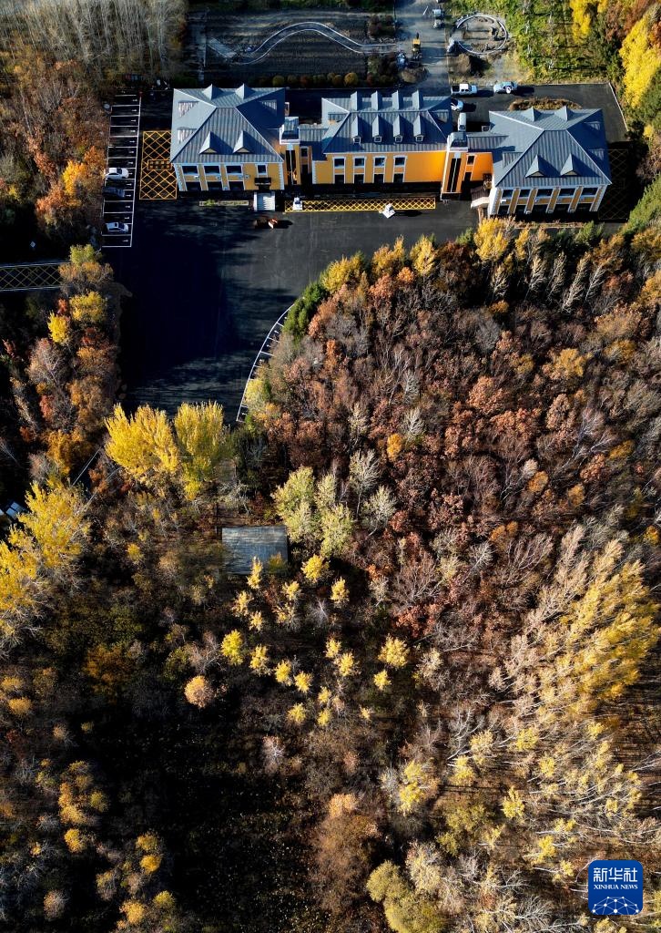 黑龙江同江：“三江口”秋景引人入胜