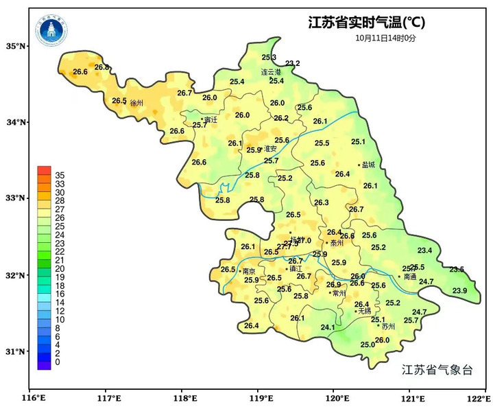 26℃！雨雨雨！扬州天气有变