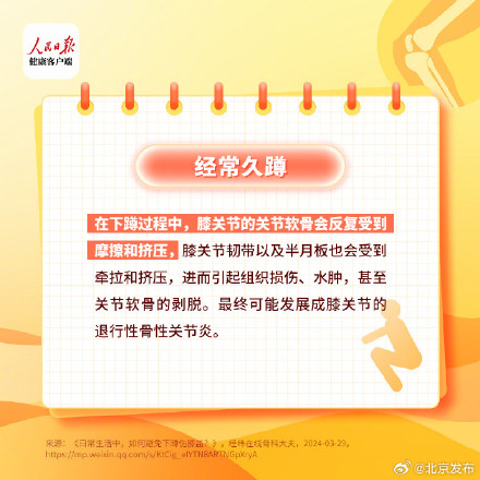 8个习惯最伤膝关节 8个习惯最伤膝关节