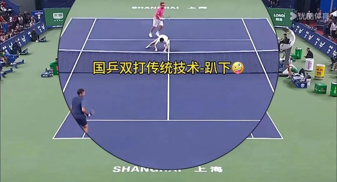 吹球！秒趴！樊振东网球首秀“乒里乓气”：输给费德勒不丢人！网友笑翻