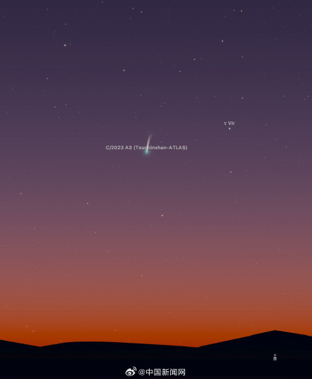 期待!今天日落后可观测6万年一遇彗星 期待!今天日落后可观测6万年一遇彗星