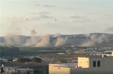 “赎罪日”期间,约320枚炮弹射向以色列 “赎罪日”期间,约320枚炮弹射向以色列