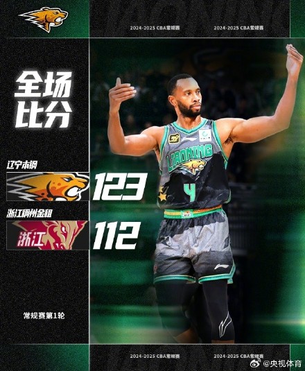 单节42分！CBA揭幕战 辽宁逆转浙江
