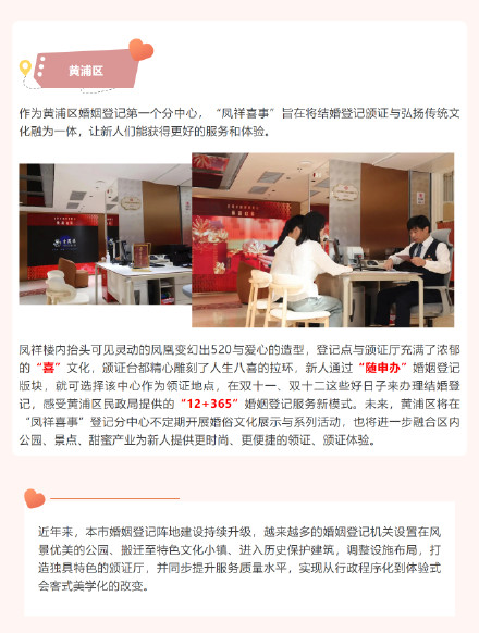甜蜜上新,上海婚姻登记中心迎来两处新地标,快来看看吧→ 甜蜜上新,上海婚姻登记中心迎来两处新地标,快来看看吧→
