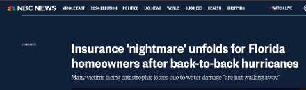 两场飓风灾害后，买了保险的美国人傻眼了......
