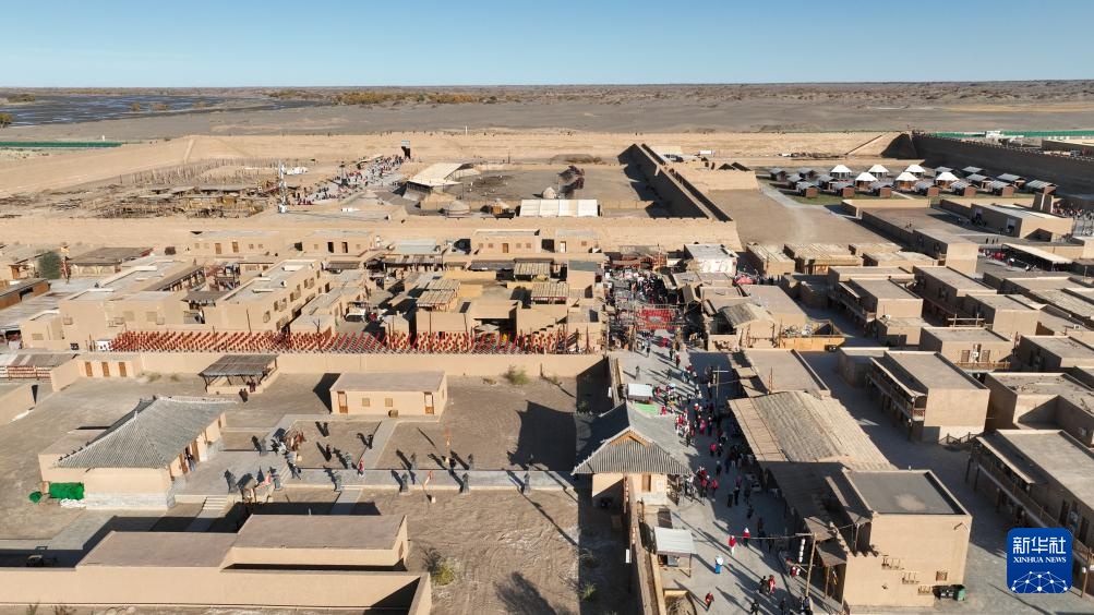 美丽中国|金秋额济纳美景引游人 美丽中国|金秋额济纳美景引游人