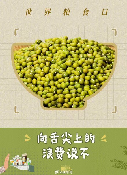 转发！世界粮食日让节约成为行动指南