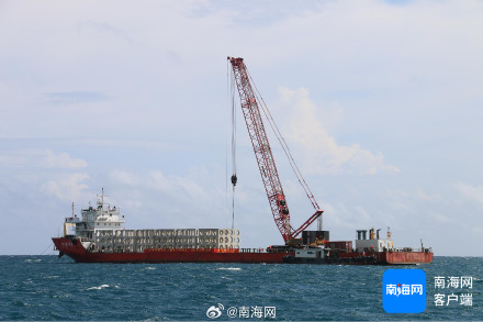 三亚投放320个人工鱼礁,为海洋生物筑“新家” 三亚投放320个人工鱼礁,为海洋生物筑“新家”