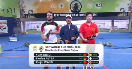 射击世界杯总决赛李越宏夺金 射击世界杯总决赛李越宏夺金