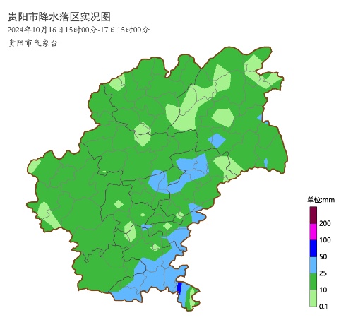 今天至下周二，贵阳将出现持续性降水