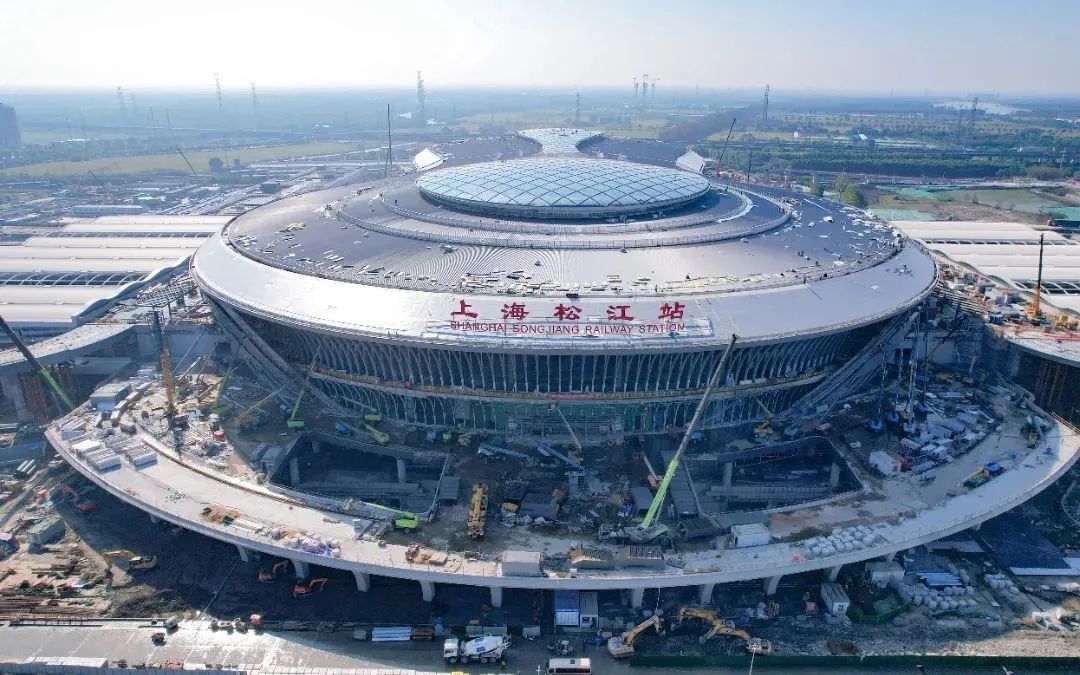 上海年底将启用新高铁站！系沪苏湖高铁全线8站中最大新建站，去苏州湖州将更快→
