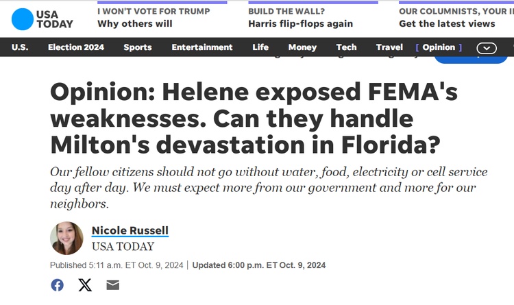 美媒:飓风肆虐折射出美国基础设施薄弱弊端 美媒:飓风肆虐折射出美国基础设施薄弱弊端