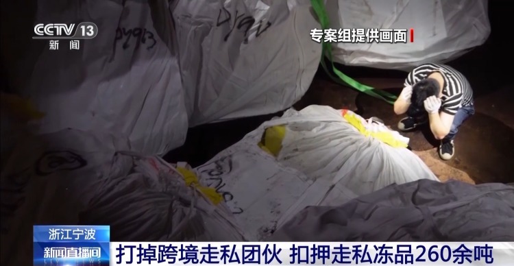 百名警力现场围捕 宁波破获260余吨冻品走私案 百名警力现场围捕 宁波破获260余吨冻品走私案