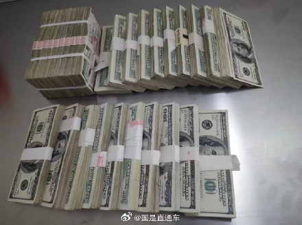 海关查获出境旅客30万美元现金