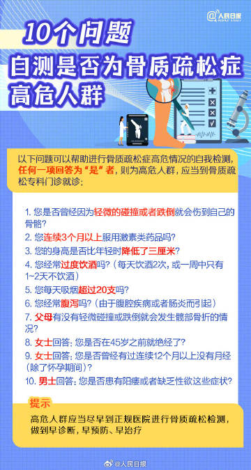 骨质疏松症的5大误区，你中招了吗？