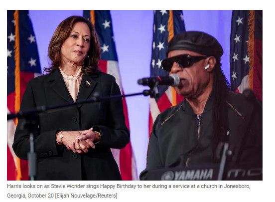 为拉摇摆州选票 特朗普在麦当劳炸薯条,哈里斯过60岁生日 为拉摇摆州选票 特朗普在麦当劳炸薯条,哈里斯过60岁生日