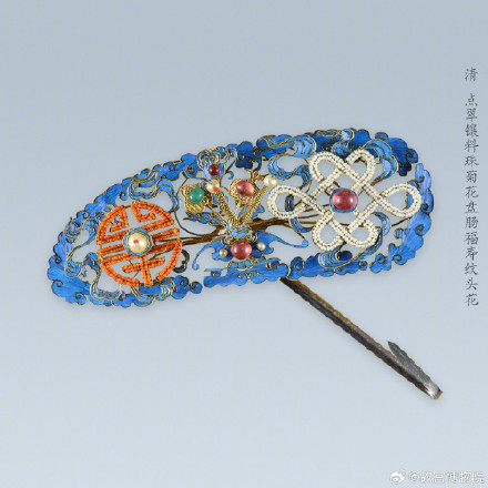 故宫里的菊花发饰能有多精美