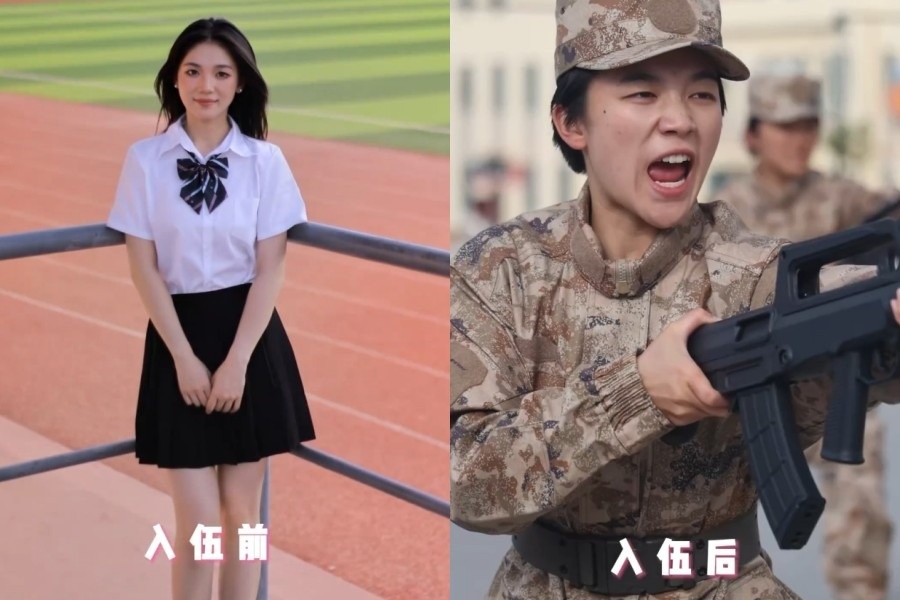 又美又飒!这是女兵的入伍前vs入伍后 又美又飒!这是女兵的入伍前vs入伍后