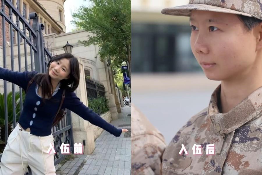 又美又飒!这是女兵的入伍前vs入伍后 又美又飒!这是女兵的入伍前vs入伍后