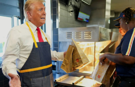 特朗普“打工”后,美国麦当劳发表声明 特朗普“打工”后,美国麦当劳发表声明