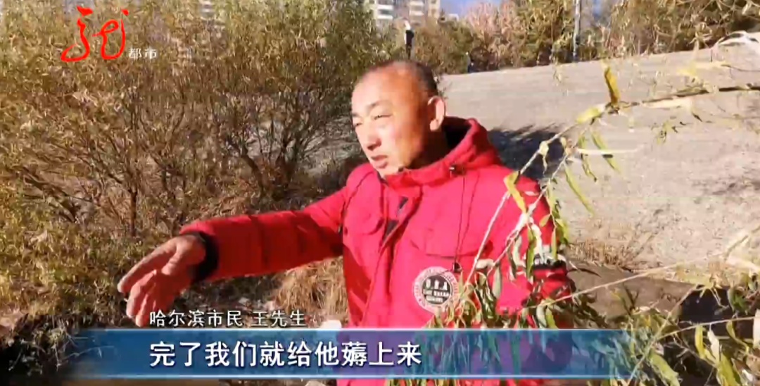 哈尔滨呼兰河边,一位老人一头栽进河中...... 哈尔滨呼兰河边,一位老人一头栽进河中......