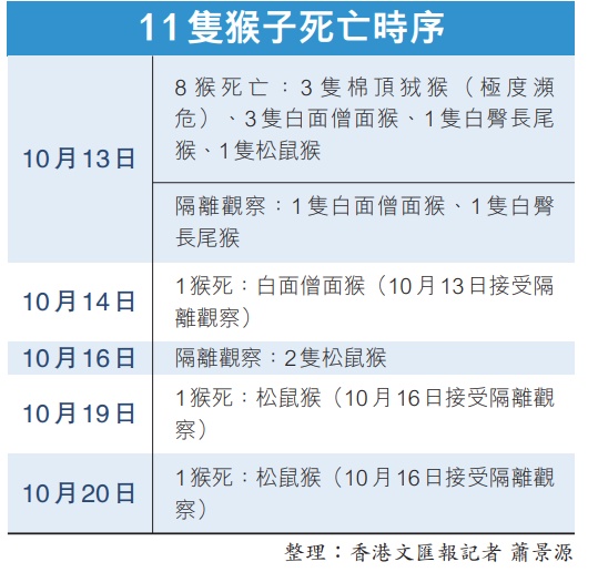 一公园猴子接连死亡，原因公布