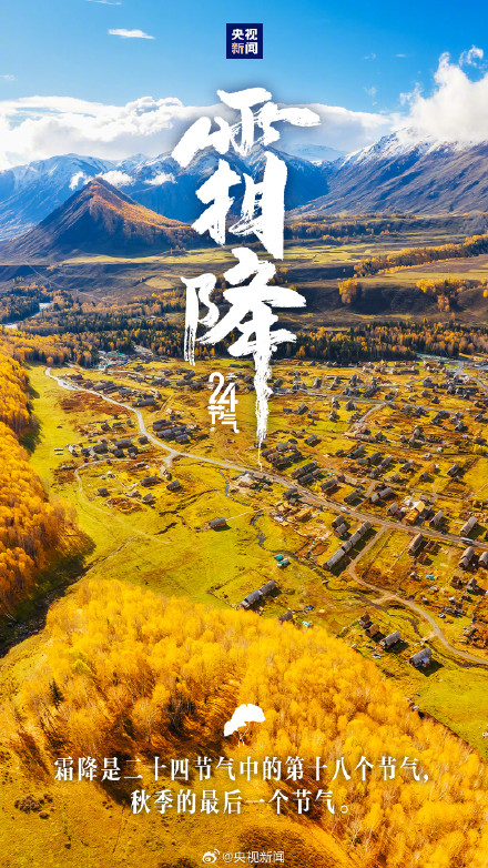 霜降开启了高饱和度的秋天