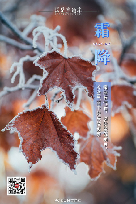 诗句中的24节气:今日霜降 诗句中的24节气:今日霜降