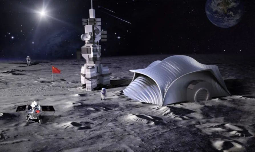 月球上“搭乐高”，网友：“搬砖”搬到月球了！