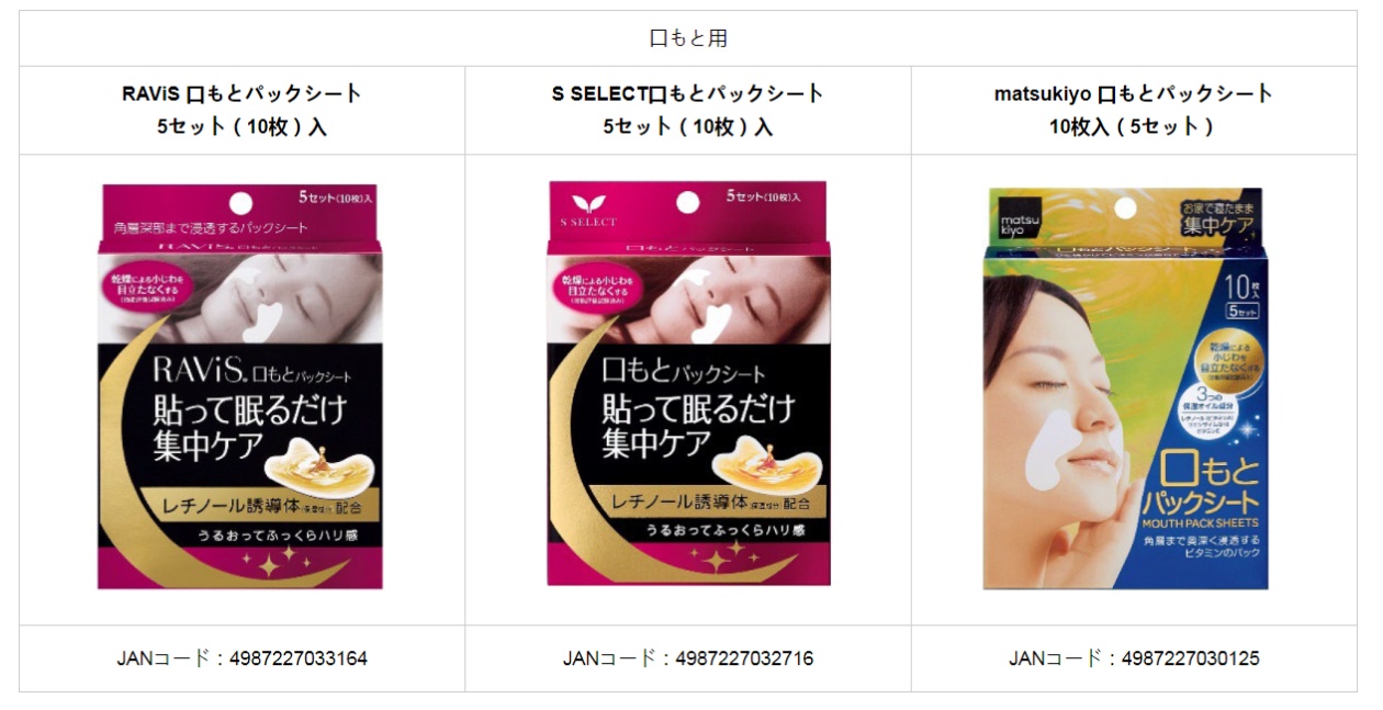 成分超标 日本保健品公司“森下仁丹”召回260万盒面膜产品