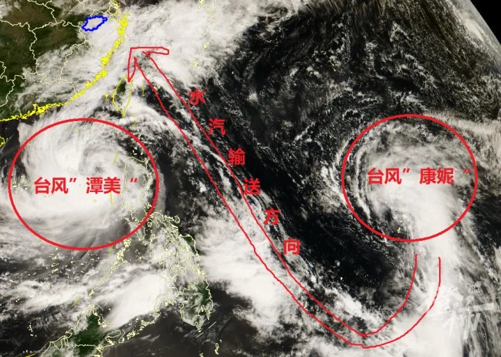 刚刚！台风“康妮”生成！双台风共舞