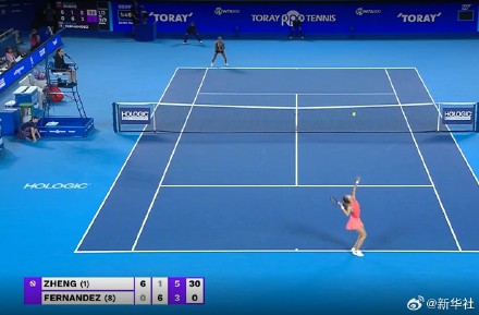 郑钦文晋级WTA500东京站四强
